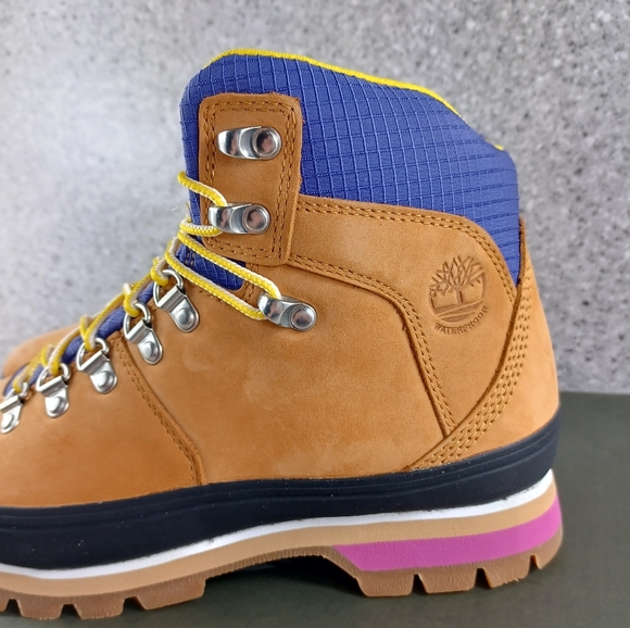 Timberland Euro Hiker Wheat Nubuck Waterproof Boots Shoes - Picture 4 of 9